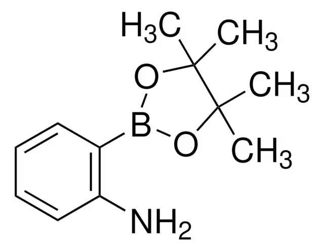 2-(4,4,5,5-tetramethyl-1,3,2-dioxaborolan-2-yl)benzenamine structure, CAS 191171-55-8