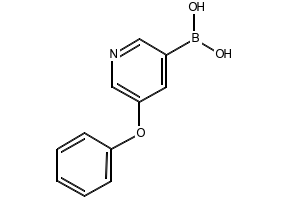(5-phenoxy-3-pyridinyl)boronicacid structure, CAS 850991-33-2