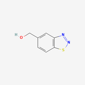 benzo[d][1,2,3]thiadiazol-5-ylmethanol structure, CAS 615568-10-0