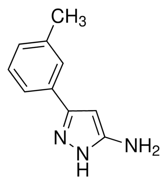 3-o-tolyl-1H-pyrazol-5-amine structure, CAS 57860-42-1