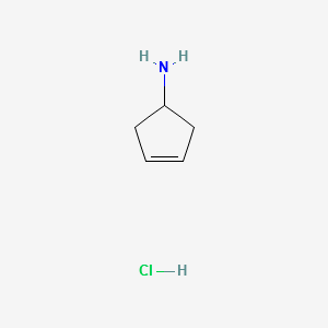 cyclopent-3-enaminehydrochloride structure, CAS 91469-55-5