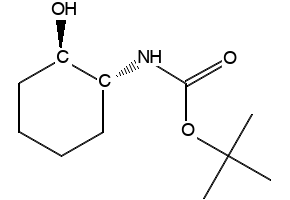 tert-butyl((1R,2R)-2-hydroxycyclohexyl)carbamate structure, CAS 121282-70-0