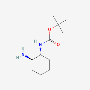 tert-butyl((1R,2R)-2-aminocyclohexyl)carbamate structure, CAS 137731-41-0