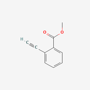 methyl2-ethynylbenzoate structure, CAS 33577-99-0