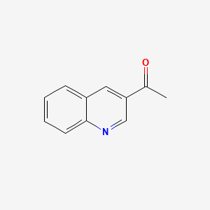 1-(quinolin-3-yl)ethanone structure, CAS 33021-53-3