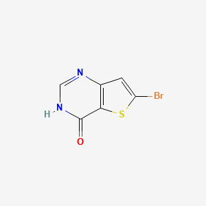 6-Bromo-thieno[3,2-d]pyrimidin-4-ol structure, CAS 215927-36-9