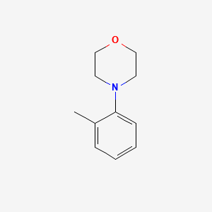 4-o-tolylmorpholine structure, CAS 7178-40-7