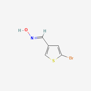(E)-5-bromothiophene-3-carbaldehydeoxime structure, CAS 18791-96-3