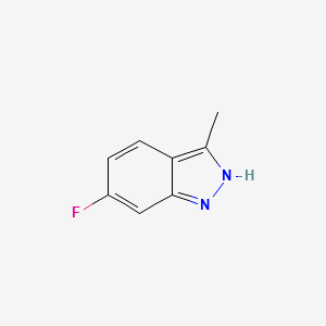 6-fluoro-3-methyl-1H-indazole structure, CAS 159305-16-5