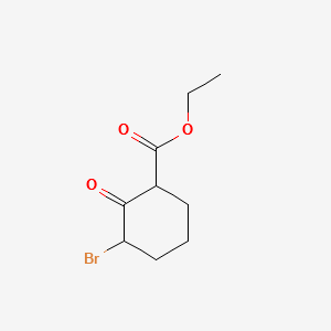 ethyl3-bromo-2-oxocyclohexanecarboxylate structure, CAS 30132-23-1