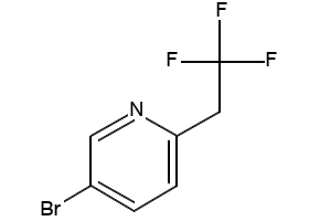 2-(benzyloxy)-5-(2,2,2-trifluoroethyl)pyridine structure, CAS 1245646-58-5