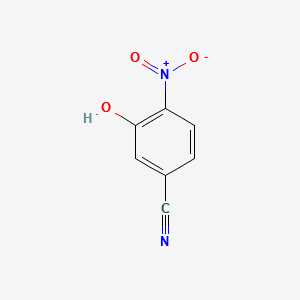3-Hydroxy-4-nitro-benzonitrile structure, CAS 18495-15-3