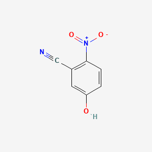 5-Hydroxy-2-nitro-benzonitrile structure, CAS 13589-74-7
