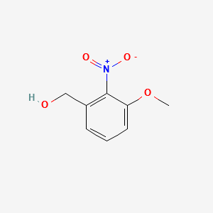 (2-Nitro-3-methoxy-phenyl)-methanol structure, CAS 53055-04-2