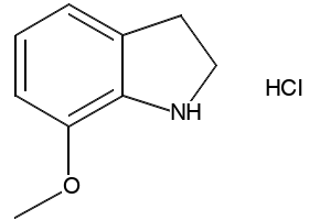 7-Methoxyindolinehydrochloride structure, CAS 4770-43-8