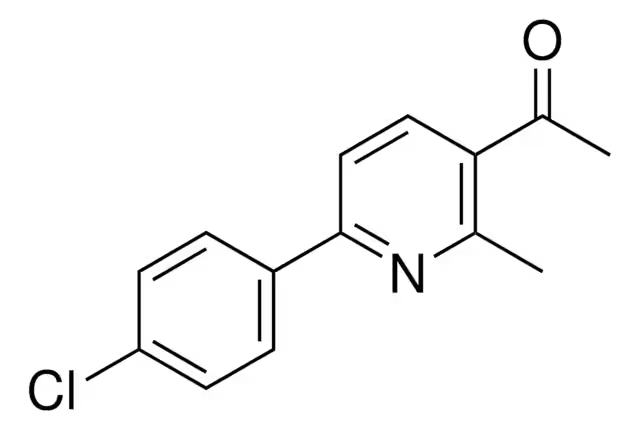 1-(4-(6-fluoropyridin-2-yl)phenyl)ethanone structure, CAS 1245645-95-7
