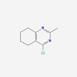 4-Chloro-2-methyl-5,6,7,8-tetrahydroquinazoline structure, CAS 90561-38-9