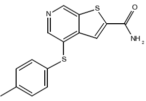 4-Chloro-thieno[2,3-c]pyridine-2-carboxylicacidmethylester structure, CAS 251996-85-7