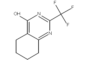 2-Trifluoromethyl-5,6,7,8-tetrahydro-3H-quinazolin-4-one structure, CAS 147750-20-7