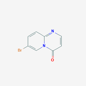 7-Bromo-pyrido[1,2-a]pyrimidin-4-one structure, CAS 23536-76-7
