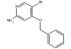 2-(benzyloxy)-5-bromopyridin-3-amine structure, CAS 1245648-37-6