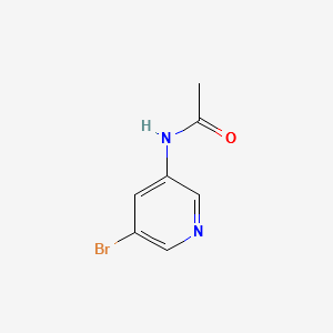 N-(5-bromopyridin-3-yl)acetamide structure, CAS 15862-46-1