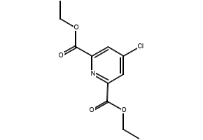 diethyl4-chloropyridine-2,6-dicarboxylate structure, CAS 53389-01-8
