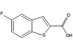 5-fluorobenzo[b]thiophene-2-carboxylicacid structure, CAS 70060-13-8