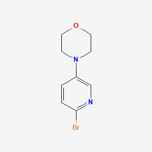 4-(6-bromopyridin-3-yl)morpholine structure, CAS 952582-08-0