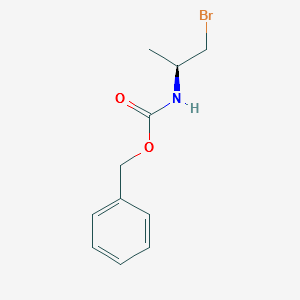 (S)-benzyl1-bromopropan-2-ylcarbamate structure, CAS 53843-95-1
