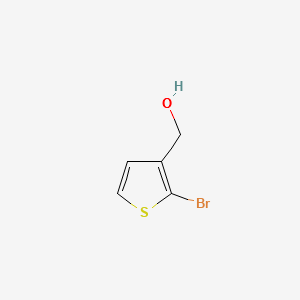 (2-bromothiophen-3-yl)methanol structure, CAS 70260-16-1