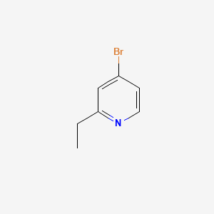 4-bromo-2-ethylpyridine structure, CAS 156761-88-5