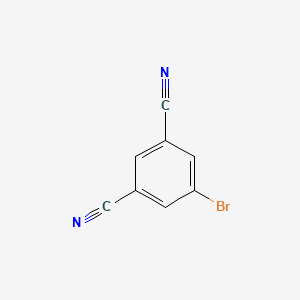 5-Bromo-1,3-Benzenedicarbonitrile structure, CAS 160892-07-9