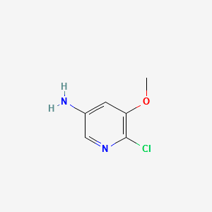 3-Amino-6-chloro-5-methoxypyridine structure, CAS 75711-01-2