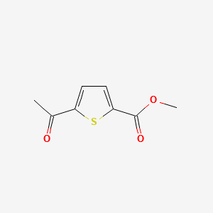 5-Acetylthiophene-2-carboxylicacidmethylester structure, CAS 4101-81-9