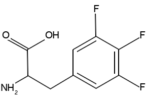 3,4,5-Trifluorophenylalanine structure, CAS 261952-26-5