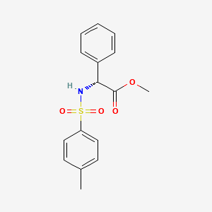 (R)-Phenyl-(toluene-4-sulfonylamino)-aceticacidmethylester structure, CAS 111047-53-1