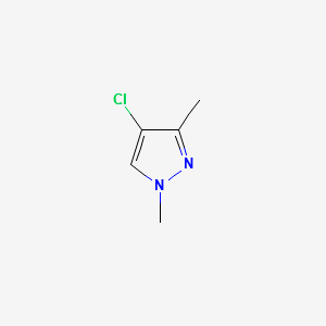 4-Chloro-1,3-dimethyl-1H-pyrazole structure, CAS 15878-44-1
