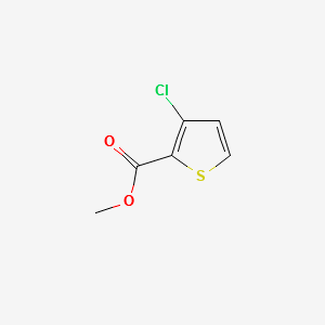 Methyl3-chlorothiophene-2-carboxylate structure, CAS 88105-17-3