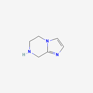 5,6,7,8-Tetrahydroimidazo[1,2-a]pyrazine structure, CAS 91476-80-1