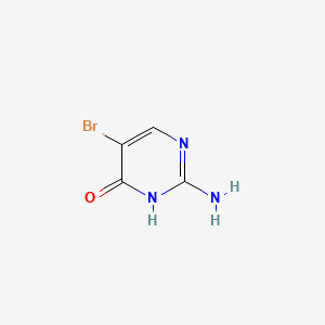 2-Amino-5-bromo-4-pyrimidinol structure, CAS 61937-71-1