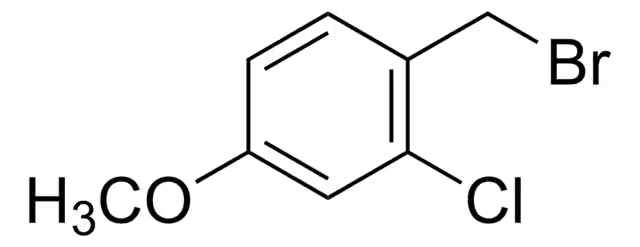 1-Bromomethyl-2-chloro-4-methoxybenzene structure, CAS 54788-17-9
