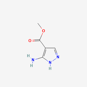 Methyl3-amino-2H-pyrazole-4-carboxylate structure, CAS 29097-00-5