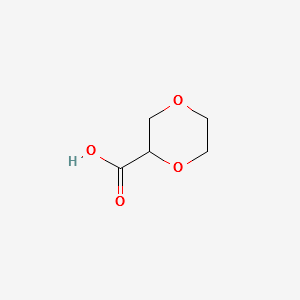 1,4-Dioxane-2-carboxylicacid structure, CAS 89364-41-0