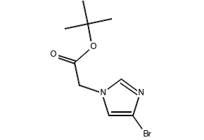 (4-Bromo-imidazol-1-yl)-aceticacidtert-butylester structure, CAS 877399-17-2