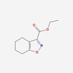 4,5,6,7-Hexahydro-benzo[d]isoxazole-3-carboxylicacidethylester structure, CAS 1013-14-5