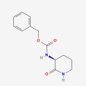 (S)-Benzyl2-oxopiperidin-3-ylcarbamate structure, CAS 95582-17-5