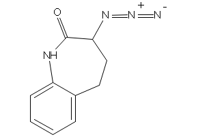 3-Azido-2-Oxo-2,3,4,5-tetrahydro-1H-benzo[b]azepine structure, CAS 86499-24-3