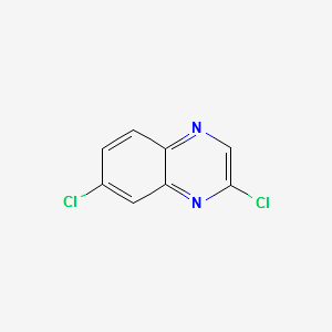 2,7-Dichloro-quinoxaline structure, CAS 59489-31-5