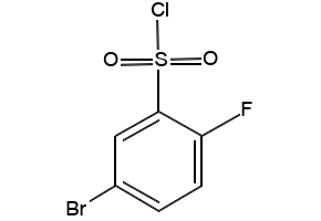 5-Bromo-2-fluoro-benzenesulfonylchloride structure, CAS 339370-40-0